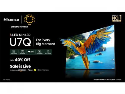 Hisense Unveils AI-Powered U7Q Mini-LED TV with Native 144Hz Gaming, Built-in Subwoofer | Hisense Unveils AI-Powered U7Q Mini-LED TV with Native 144Hz Gaming, Built-in Subwoofer Hisense Unveils AI-Powered U7Q Mini-LED TV with Native 144Hz Gaming, Built-in Subwoofer | Hisense Unveils AI-Powered U7Q Mini-LED TV with Native 144Hz Gaming, Built-in Subwoofer