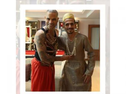Dhawan and Chahal dressed as kings? Insta story sparks speculation | Dhawan and Chahal dressed as kings? Insta story sparks speculation