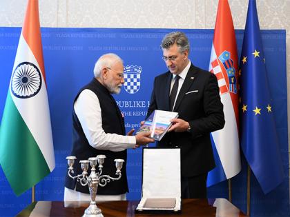 PM Modi thanks Croatia PM Plenkovic upon receiving reprint of first printed Sanskrit grammar | PM Modi thanks Croatia PM Plenkovic upon receiving reprint of first printed Sanskrit grammar PM Modi thanks Croatia PM Plenkovic upon receiving reprint of first printed Sanskrit grammar | PM Modi thanks Croatia PM Plenkovic upon receiving reprint of first printed Sanskrit grammar