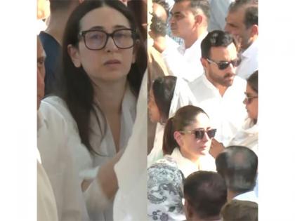 Karisma Kapoor gets emotional as she attends final rites of ex-husband Sunjay Kapur with her kids Samaira, Kiaan, Kareena, Saif join family | Karisma Kapoor gets emotional as she attends final rites of ex-husband Sunjay Kapur with her kids Samaira, Kiaan, Kareena, Saif join family Karisma Kapoor gets emotional as she attends final rites of ex-husband Sunjay Kapur with her kids Samaira, Kiaan, Kareena, Saif join family | Karisma Kapoor gets emotional as she attends final rites of ex-husband Sunjay Kapur with her kids Samaira, Kiaan, Kareena, Saif join family