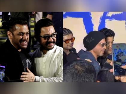 SRK, Salman join Aamir Khan at 'Sitaare Zameen Par' premiere; check out pics | SRK, Salman join Aamir Khan at 'Sitaare Zameen Par' premiere; check out pics SRK, Salman join Aamir Khan at 'Sitaare Zameen Par' premiere; check out pics | SRK, Salman join Aamir Khan at 'Sitaare Zameen Par' premiere; check out pics