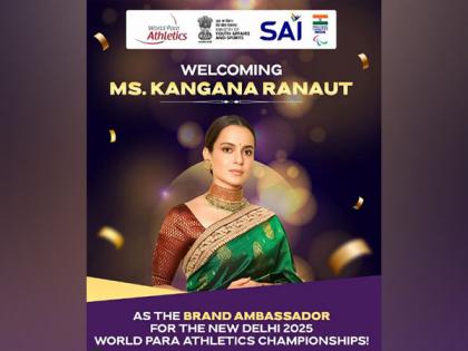 Kangana Ranaut joins as brand ambassador for New Delhi World Para Athletics Championships | Kangana Ranaut joins as brand ambassador for New Delhi World Para Athletics Championships Kangana Ranaut joins as brand ambassador for New Delhi World Para Athletics Championships | Kangana Ranaut joins as brand ambassador for New Delhi World Para Athletics Championships