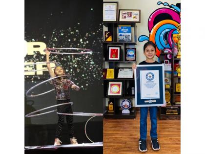 7-Year-Old Sinaya Biyani Breaks Guinness World Record with 101 Hula Hoop Rotations in 30 Seconds! | 7-Year-Old Sinaya Biyani Breaks Guinness World Record with 101 Hula Hoop Rotations in 30 Seconds!