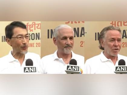 "Yoga India's gift to world, Int'l Yoga Day should be celebrated by all": Envoys on International Day of Yoga | "Yoga India's gift to world, Int'l Yoga Day should be celebrated by all": Envoys on International Day of Yoga "Yoga India's gift to world, Int'l Yoga Day should be celebrated by all": Envoys on International Day of Yoga | "Yoga India's gift to world, Int'l Yoga Day should be celebrated by all": Envoys on International Day of Yoga