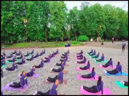 Crew of stealth frigate 'Tamal' celebrates International Yoga Day at iconic Kant Cathedral in Russia | Crew of stealth frigate 'Tamal' celebrates International Yoga Day at iconic Kant Cathedral in Russia Crew of stealth frigate 'Tamal' celebrates International Yoga Day at iconic Kant Cathedral in Russia | Crew of stealth frigate 'Tamal' celebrates International Yoga Day at iconic Kant Cathedral in Russia