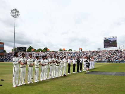 India, England players wear black armbands to pay tribute to David 'Syd' Lawrence | India, England players wear black armbands to pay tribute to David 'Syd' Lawrence