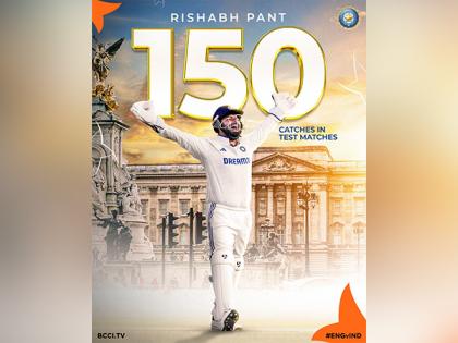 Rishabh Pant becomes third Indian to take 150 Test catches as wicketkeeper | Rishabh Pant becomes third Indian to take 150 Test catches as wicketkeeper