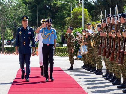 Air Chief Marshal AP Singh visits Greece to strengthen bilateral air force ties; receives Guard of Honour upon arrival | Air Chief Marshal AP Singh visits Greece to strengthen bilateral air force ties; receives Guard of Honour upon arrival Air Chief Marshal AP Singh visits Greece to strengthen bilateral air force ties; receives Guard of Honour upon arrival | Air Chief Marshal AP Singh visits Greece to strengthen bilateral air force ties; receives Guard of Honour upon arrival