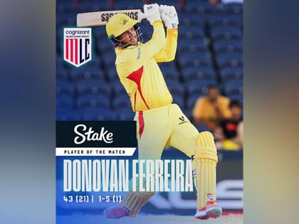 MLC: Shubham Ranjane, Donovan Ferreira shine as Texas Super Kings beat LA Knight Riders by 52 runs | MLC: Shubham Ranjane, Donovan Ferreira shine as Texas Super Kings beat LA Knight Riders by 52 runs