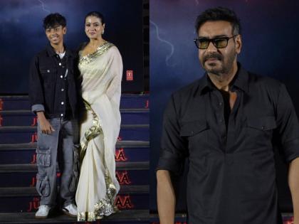 Ajay Devgn, son Yug attend screening of Kajol's film 'MAA' | Ajay Devgn, son Yug attend screening of Kajol's film 'MAA' Ajay Devgn, son Yug attend screening of Kajol's film 'MAA' | Ajay Devgn, son Yug attend screening of Kajol's film 'MAA'