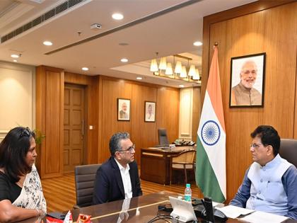Piyush Goyal holds meeting with top executives of L'Oreal India, Temasek to boost exports and investments in India | Piyush Goyal holds meeting with top executives of L'Oreal India, Temasek to boost exports and investments in India Piyush Goyal holds meeting with top executives of L'Oreal India, Temasek to boost exports and investments in India | Piyush Goyal holds meeting with top executives of L'Oreal India, Temasek to boost exports and investments in India