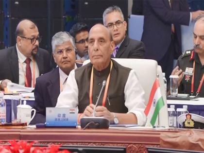 Rajnath Singh urges for end to terrorism at SCO Defence Ministers' meeting in China's Qingdao | Rajnath Singh urges for end to terrorism at SCO Defence Ministers' meeting in China's Qingdao Rajnath Singh urges for end to terrorism at SCO Defence Ministers' meeting in China's Qingdao | Rajnath Singh urges for end to terrorism at SCO Defence Ministers' meeting in China's Qingdao