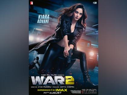 Kiara Advani's character appears fierce, powerful in her first look poster of 'War 2' | Kiara Advani's character appears fierce, powerful in her first look poster of 'War 2' Kiara Advani's character appears fierce, powerful in her first look poster of 'War 2' | Kiara Advani's character appears fierce, powerful in her first look poster of 'War 2'