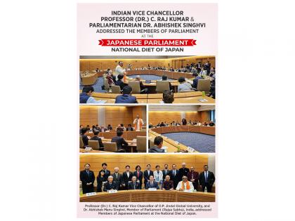 Leading Indian Academic Dr.C. Raj Kumar and Parliamentarian Dr. Abhishek M. Singhvi Address Members of Japanese Parliament at the Diet | Leading Indian Academic Dr.C. Raj Kumar and Parliamentarian Dr. Abhishek M. Singhvi Address Members of Japanese Parliament at the Diet