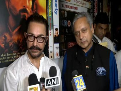 Aamir Khan attends screening of 'Sitaare Zameen Par' with Shashi Tharoor in Delhi, says "We're all delighted" | Aamir Khan attends screening of 'Sitaare Zameen Par' with Shashi Tharoor in Delhi, says "We're all delighted" Aamir Khan attends screening of 'Sitaare Zameen Par' with Shashi Tharoor in Delhi, says "We're all delighted" | Aamir Khan attends screening of 'Sitaare Zameen Par' with Shashi Tharoor in Delhi, says "We're all delighted"