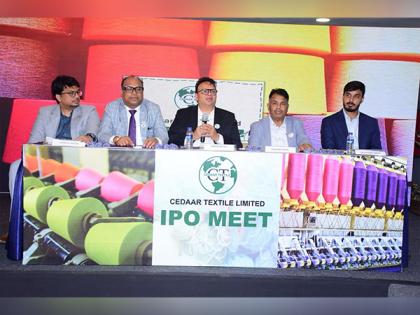 Cedaar Textile Secures ₹9.52 Crore from Anchor Investors Ahead of IPO | Cedaar Textile Secures ₹9.52 Crore from Anchor Investors Ahead of IPO Cedaar Textile Secures ₹9.52 Crore from Anchor Investors Ahead of IPO | Cedaar Textile Secures ₹9.52 Crore from Anchor Investors Ahead of IPO