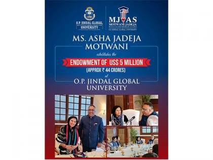 JGU Establishes Motwani Jadeja Institute for American Studies (MJIAS) with Historic US$5 Million Endowment | JGU Establishes Motwani Jadeja Institute for American Studies (MJIAS) with Historic US$5 Million Endowment JGU Establishes Motwani Jadeja Institute for American Studies (MJIAS) with Historic US$5 Million Endowment | JGU Establishes Motwani Jadeja Institute for American Studies (MJIAS) with Historic US$5 Million Endowment