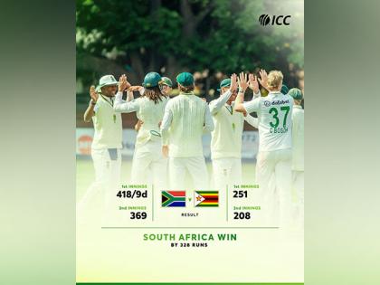 Lhuan's historic ton, Corbin's all-round show powers SA to 328 run win over Zimbabwe | Lhuan's historic ton, Corbin's all-round show powers SA to 328 run win over Zimbabwe