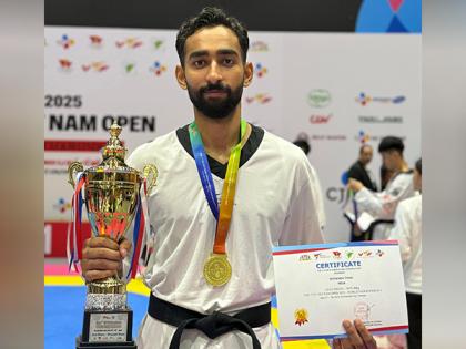 Shivansh Tyagi clinches gold at 2025 CJ Vietnam Open Taekwondo Championship | Shivansh Tyagi clinches gold at 2025 CJ Vietnam Open Taekwondo Championship