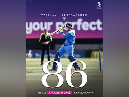 Vaibhav Suryavanshi cracks 31-ball 86 against England U19, narrowly misses Pant's record | Vaibhav Suryavanshi cracks 31-ball 86 against England U19, narrowly misses Pant's record
