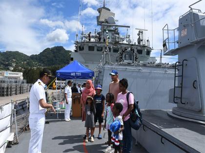 Seychelles: INS Teg's port call features vibrant professional, cultural engagements | Seychelles: INS Teg's port call features vibrant professional, cultural engagements