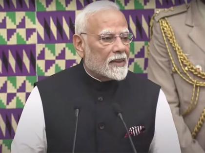 "Connected to many of India's proudest moments in space": PM Modi links space milestones to Africa visit | "Connected to many of India's proudest moments in space": PM Modi links space milestones to Africa visit "Connected to many of India's proudest moments in space": PM Modi links space milestones to Africa visit | "Connected to many of India's proudest moments in space": PM Modi links space milestones to Africa visit