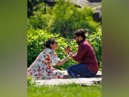 Anshula Kapoor announces engagement to boyfriend Rohan Thakkar; shares dreamy proposal pics | Anshula Kapoor announces engagement to boyfriend Rohan Thakkar; shares dreamy proposal pics