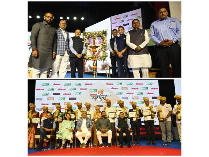 Rural Development Minister Jaykumar Gore announces ₹5 Cr reward 'Samruddhi Gram Yojana' at Lokmat Sarpanch Awards 2025 | Rural Development Minister Jaykumar Gore announces ₹5 Cr reward 'Samruddhi Gram Yojana' at Lokmat Sarpanch Awards 2025 Rural Development Minister Jaykumar Gore announces ₹5 Cr reward 'Samruddhi Gram Yojana' at Lokmat Sarpanch Awards 2025 | Rural Development Minister Jaykumar Gore announces ₹5 Cr reward 'Samruddhi Gram Yojana' at Lokmat Sarpanch Awards 2025
