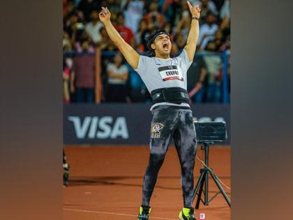 Neeraj Chopra stands victorious at inaugural NC Classic 2025 with 86.18m throw | Neeraj Chopra stands victorious at inaugural NC Classic 2025 with 86.18m throw Neeraj Chopra stands victorious at inaugural NC Classic 2025 with 86.18m throw | Neeraj Chopra stands victorious at inaugural NC Classic 2025 with 86.18m throw