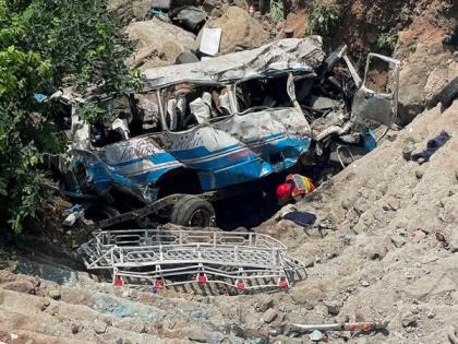 6 die, 18 injured in bus-trailer collision on Pak | 6 die, 18 injured in bus-trailer collision on Pak 6 die, 18 injured in bus-trailer collision on Pak | 6 die, 18 injured in bus-trailer collision on Pak