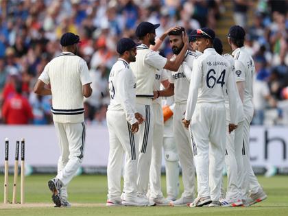 India dominates first session on final day of Edgbaston test, 4 wickets required to level series 1-1 | India dominates first session on final day of Edgbaston test, 4 wickets required to level series 1-1