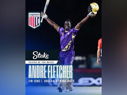 MLC: Andre Fletcher's hundred helps LA Knight Riders secure a victory over San Francisco Unicorns by 11 runs | MLC: Andre Fletcher's hundred helps LA Knight Riders secure a victory over San Francisco Unicorns by 11 runs