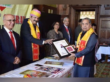 Renowned Tailor Madhav Agasti receives Bharat Gaurav Award in British Parliament | Renowned Tailor Madhav Agasti receives Bharat Gaurav Award in British Parliament Renowned Tailor Madhav Agasti receives Bharat Gaurav Award in British Parliament | Renowned Tailor Madhav Agasti receives Bharat Gaurav Award in British Parliament