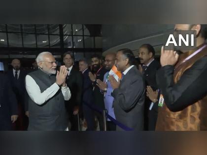 PM Modi arrives at hotel in Brasilia, receives warm welcome from Indian diaspora | PM Modi arrives at hotel in Brasilia, receives warm welcome from Indian diaspora
