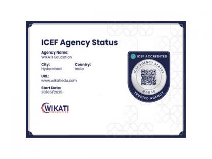 WIKATI Accredited with ICEF Agency Status | WIKATI Accredited with ICEF Agency Status WIKATI Accredited with ICEF Agency Status | WIKATI Accredited with ICEF Agency Status