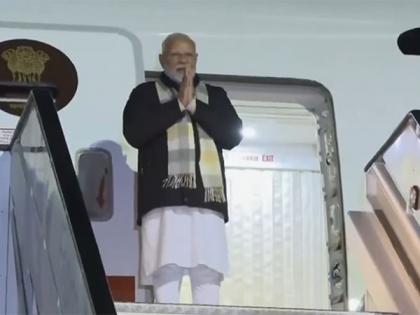 PM Modi arrives in Namibia for first-ever visit, to hold bilateral talks with President Nandi-Ndaitwah | PM Modi arrives in Namibia for first-ever visit, to hold bilateral talks with President Nandi-Ndaitwah