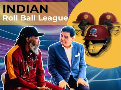 Gayle, Pollard, West Indian Champion Team to sport Indian game RollBall helmets | Gayle, Pollard, West Indian Champion Team to sport Indian game RollBall helmets