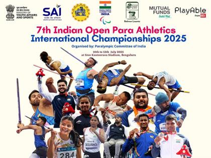Bengaluru to host 7th Indian Open Para Athletics Championship on 11th-12th July 2025 at Kantaveera Stadium | Bengaluru to host 7th Indian Open Para Athletics Championship on 11th-12th July 2025 at Kantaveera Stadium