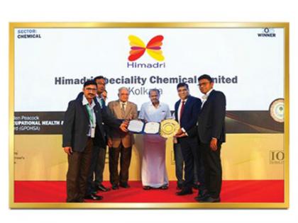 Himadri Speciality Chemical Ltd Honoured with the Golden Peacock Award for Occupational Health & Safety 2025 | Himadri Speciality Chemical Ltd Honoured with the Golden Peacock Award for Occupational Health & Safety 2025