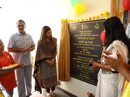Raksha Khadse conducts review of SAI LNCPE, Trivandrum; Inaugurates Medical Centre extension | Raksha Khadse conducts review of SAI LNCPE, Trivandrum; Inaugurates Medical Centre extension