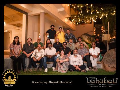 '10 Years of Baahubali': Check out pictures of 'Epic Reunion' of legendary cast | '10 Years of Baahubali': Check out pictures of 'Epic Reunion' of legendary cast '10 Years of Baahubali': Check out pictures of 'Epic Reunion' of legendary cast | '10 Years of Baahubali': Check out pictures of 'Epic Reunion' of legendary cast