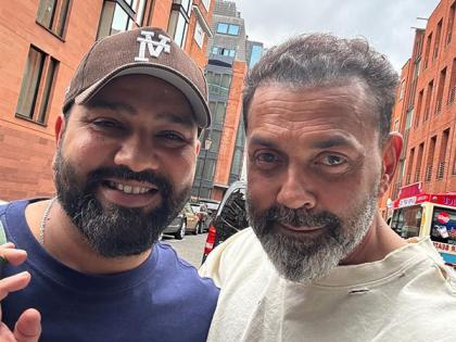 "Rooting for our team": Bobby Deol shares selfie with 'Hitman' Rohit Sharma | "Rooting for our team": Bobby Deol shares selfie with 'Hitman' Rohit Sharma "Rooting for our team": Bobby Deol shares selfie with 'Hitman' Rohit Sharma | "Rooting for our team": Bobby Deol shares selfie with 'Hitman' Rohit Sharma