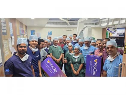 Landmark MyClip Procedure Performed at Gleneagles Hospital, Lakdikapul, Hyderabad | Landmark MyClip Procedure Performed at Gleneagles Hospital, Lakdikapul, Hyderabad