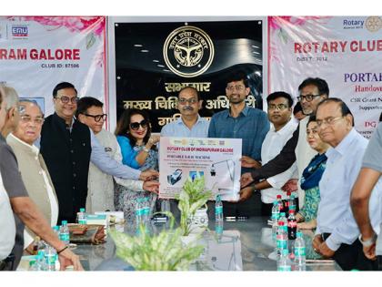 Revolution in Rural TB Diagnosis: Rotary Club Indirapuram Galore Donates Portable Digital X-ray Machine to Ghaziabad Health Department | Revolution in Rural TB Diagnosis: Rotary Club Indirapuram Galore Donates Portable Digital X-ray Machine to Ghaziabad Health Department