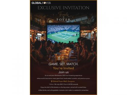 Experience the Grand Slam Like Never Before at Global Foyer's Cabana-Themed Wimbledon Screening | Experience the Grand Slam Like Never Before at Global Foyer's Cabana-Themed Wimbledon Screening