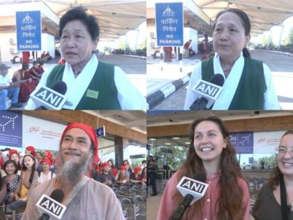 Devotees express joy and reverence as Dalai Lama departs for Ladakh | Devotees express joy and reverence as Dalai Lama departs for Ladakh Devotees express joy and reverence as Dalai Lama departs for Ladakh | Devotees express joy and reverence as Dalai Lama departs for Ladakh