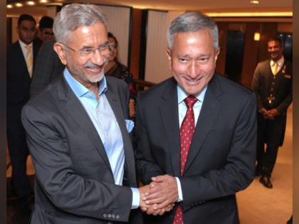 Jaishankar meets Singapore's counterpart Vivian Bala, says "Singapore is at heart of India's Act East Policy" | Jaishankar meets Singapore's counterpart Vivian Bala, says "Singapore is at heart of India's Act East Policy" Jaishankar meets Singapore's counterpart Vivian Bala, says "Singapore is at heart of India's Act East Policy" | Jaishankar meets Singapore's counterpart Vivian Bala, says "Singapore is at heart of India's Act East Policy"