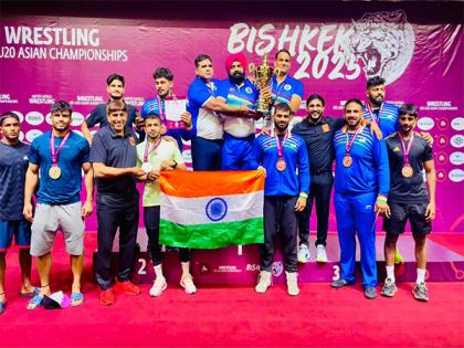 Indian Under-20 Freestyle Wrestling team secures runner-up trophy at 2025 U-20 Wrestling Championship Bishkek | Indian Under-20 Freestyle Wrestling team secures runner-up trophy at 2025 U-20 Wrestling Championship Bishkek Indian Under-20 Freestyle Wrestling team secures runner-up trophy at 2025 U-20 Wrestling Championship Bishkek | Indian Under-20 Freestyle Wrestling team secures runner-up trophy at 2025 U-20 Wrestling Championship Bishkek