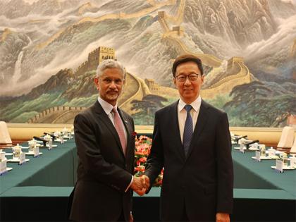 EAM Jaishankar meets China's Vice President Han Zheng, points to improvement in bilateral ties | EAM Jaishankar meets China's Vice President Han Zheng, points to improvement in bilateral ties EAM Jaishankar meets China's Vice President Han Zheng, points to improvement in bilateral ties | EAM Jaishankar meets China's Vice President Han Zheng, points to improvement in bilateral ties