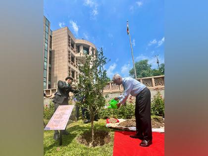 EAM Jaishankar plants pomegranate sapling in China, interacts with Indian Embassy officials | EAM Jaishankar plants pomegranate sapling in China, interacts with Indian Embassy officials EAM Jaishankar plants pomegranate sapling in China, interacts with Indian Embassy officials | EAM Jaishankar plants pomegranate sapling in China, interacts with Indian Embassy officials